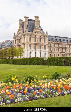 Paris, Frankreich – 9. APRIL 2019: École du Louvre. Hochschule, Paris, Frankreich, Europa Stockfoto