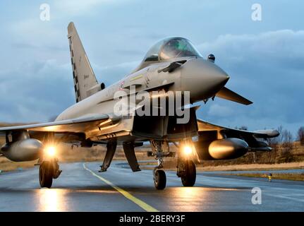 Italian Air Force Eurofighter Typhoon. Stockfoto