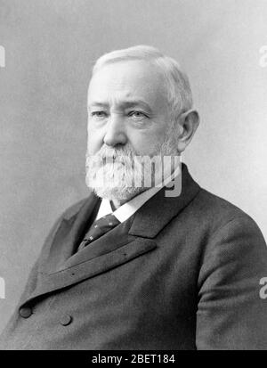 Porträt von Präsident Benjamin Harrison, aufgenommen 1896. Stockfoto