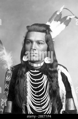 Indianisches Porträt von Joseph Cregg. Stockfoto