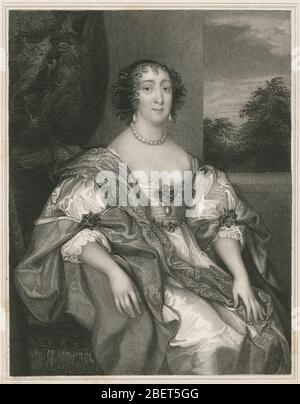 Antike 1834 Gravur, Dorothy Sidney, Countess of Leicester. Lady Dorothy Sidney (geb. Percy), Gräfin von Leicester (1598-1659), war die älteste Tochter von Henry Percy, 9. Earl of Northumberland, und seiner Frau, Lady Dorothy Devereux. QUELLE: ORIGINALGRAVUR Stockfoto