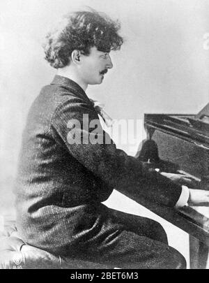 IGNACY JAN PADEREWSKI (1860-1941) Polnischer Pianist um 1885 Stockfoto