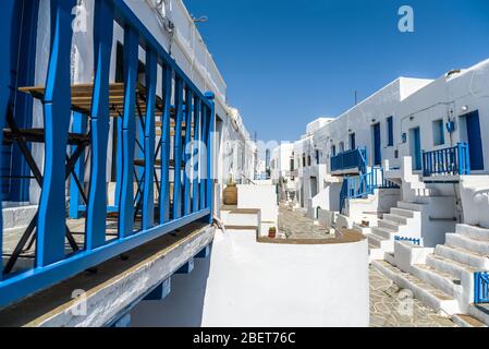 Schloss Folegandros Insel, Kykladen, Griechenland Stockfoto