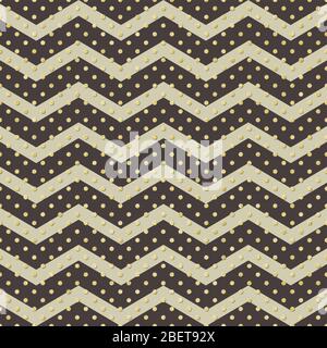 Nahtloses Gold-Polka-Punktmuster. Einfach in Farbfelder fallen lassen und EPS 10 genießen Stock Vektor