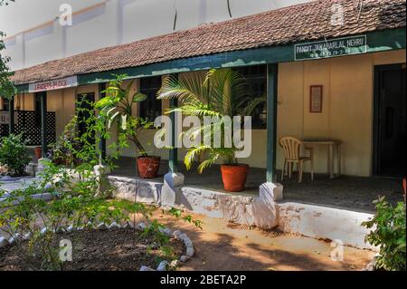 11 Nov 2011Leitern blockieren die Freiheitskämpfer im Ahmednagar Fort eingesperrt - das Fort wurde von Ahmed Nizam Shah-Maharashtra INDIEN gebaut Stockfoto