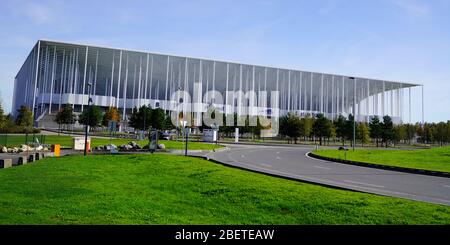 Bordeaux , Aquitaine / Frankreich - 10 25 2019 : Stade Matmut Atlantique Straßenansicht in Bordeaux Stadt Stockfoto