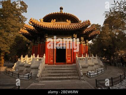 Ein kleiner Tempel in der verbotenen Stadt Stockfoto