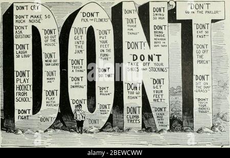 'Karikatur; Witz und Humor einer Nation in Bild, Lied und Geschichte' (1911) Stockfoto