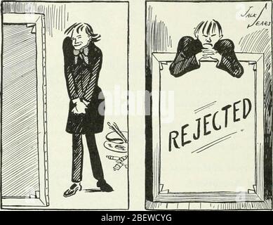 'Karikatur; Witz und Humor einer Nation in Bild, Lied und Geschichte' (1911) Stockfoto