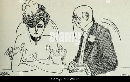'Karikatur; Witz und Humor einer Nation in Bild, Lied und Geschichte' (1911) Stockfoto