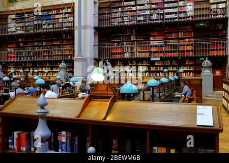 Nationalbibliothek von Frankreich, Bibliotheque Nationale de France Richelieu Site.Paris.Frankreich Stockfoto