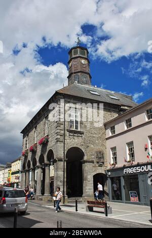 Kilkenny / Irland - 02 Aug 2013: The Tholsel in Kilkenny, Irland Stockfoto