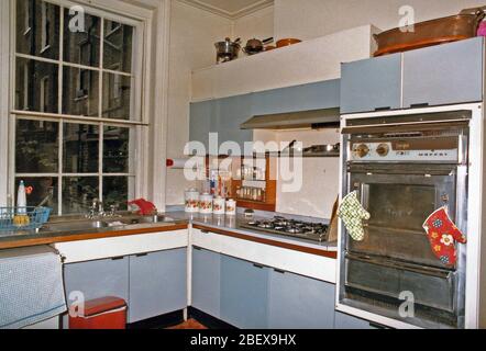 Executive Level Position Residence - 1980 - Küche Stockfoto