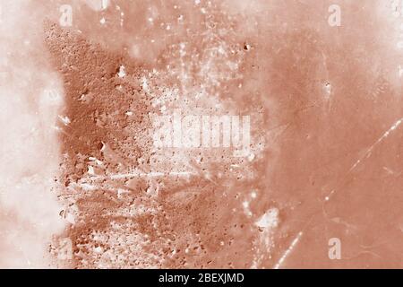 Alte rostige Textur Metall Hintergrund. Oxidierte Metalleisenplatte, braun getönt Stockfoto