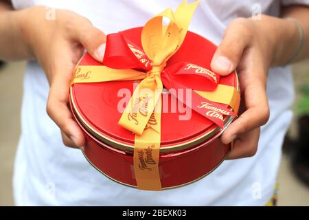 Berühmte Amos Cookies Stockfoto