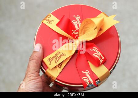 Berühmte Amos Cookies Stockfoto