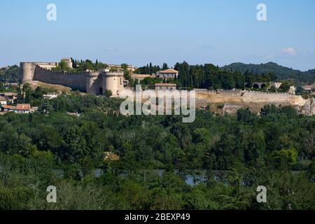 Fort Saint-André Chateau de Villeneuve Schloss Les Avignon in Avignon, Frankreich, Europa Stockfoto