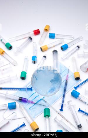 Forschung über antivirale Impfstoffe Stockfoto