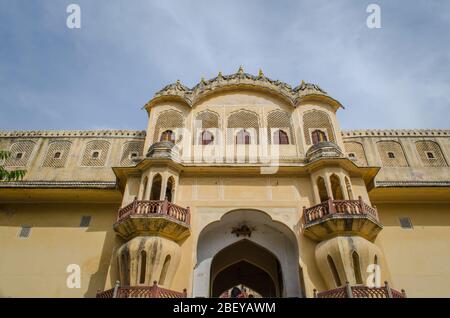 Touristische Orte von Jaipur in Rajasthan, Indien Stockfoto