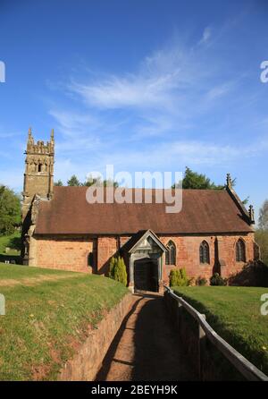 St Kenelm's Church, Romsley, Halesowen, England, Großbritannien. Stockfoto