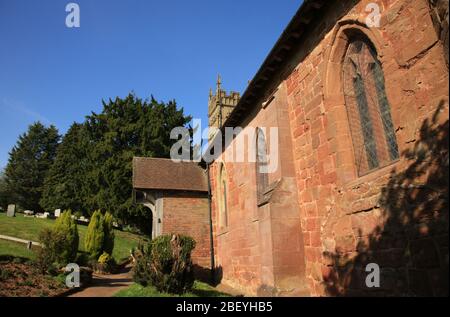 St Kenelm's Church, Romsley, Halesowen, England, Großbritannien. Stockfoto