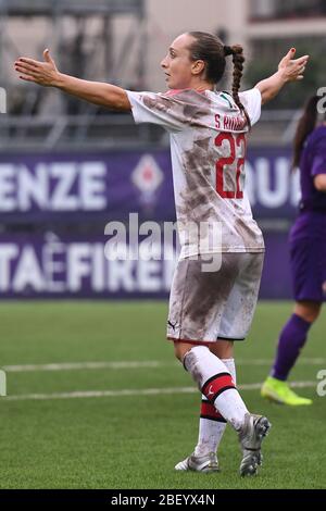 deborah salvatori rinaldi (mailand) während der italienischen Serie A Frauen Fußballsaison 2019/20, Italienische Fußball Serie A Frauen Meisterschaft in italien, Italien, Januar 01 2020 Stockfoto