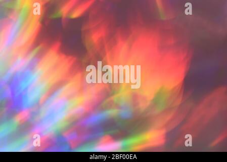 Abstrakt verschwommen hell schönen Glitzer Hintergrund. Regenbogenfarben. Heller und farbenfroher Hintergrund. Stockfoto