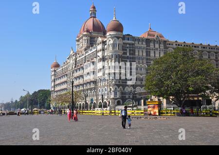 Mumbai, Indien-MÄRZ 04,2013: Blick auf das Taj Mahal Hotel, Mumbai, Indien Stockfoto