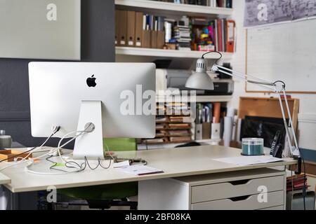 Arbeitsbereich im Büro. Stockfoto
