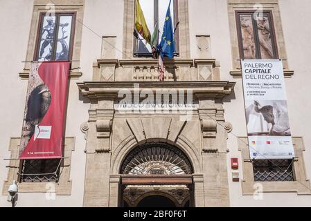 Regionales Archäologisches Museum Antonio Salinas in der süditalienischen Stadt Palermo, der Hauptstadt der autonomen Region Sizilien Stockfoto