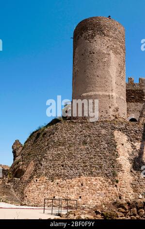 Castell de Montsoriu, La Selva, Katalonien Stockfoto