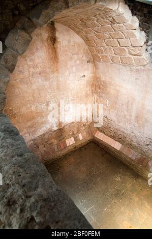 Castell de Montsoriu, La Selva, Katalonien Stockfoto