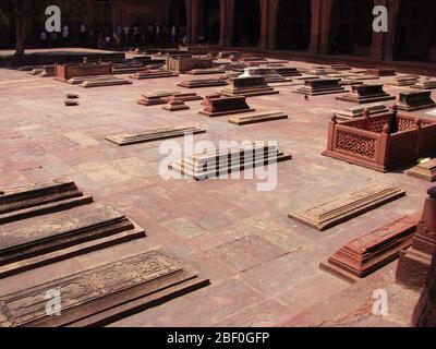 Die Salim Chishti dargah in Fatehpur Sirkri in uttarpradesh, Indien Stockfoto