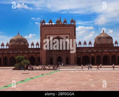 Berühmtes Denkmal Fatehpur Sikri in der Nähe von Mathura, uttar pradesh, Indien Stockfoto