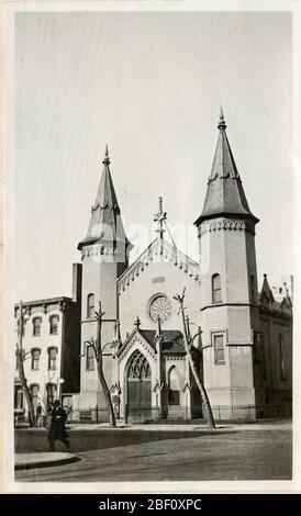 St. Pauls Lutheran Church Washington DC. St. Paul's Lutheran Church at 11th and H Streets, NW, Washington, DC - Structure Razed c.1930Smithsonian Institution Archives, Record Unit 7355, Martin A. Gruber Photograph Collection, Image No Stockfoto