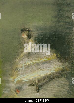 En Crinoline. Stockfoto