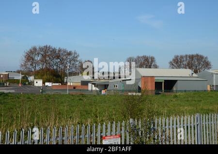 sutton Fields Facility, NHS Coronavirus Mortuary Hull Stockfoto
