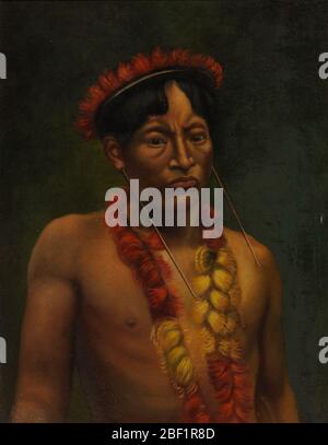 Conibo Indianer. Stockfoto