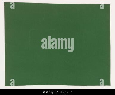 Seitenwand. Durchgehende beflockte Tapeten: 'A' ist durchgehend rot, während 'b' durchgehend grün ist. Jeder wird auf Körnerpapier gedruckt. Stockfoto