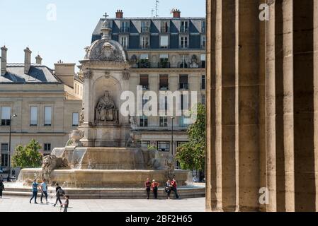 Kirche Saint Sulpice in Paris/Frankreich Stockfoto