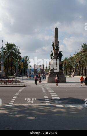 Der Ciutadella Park, Barcelona, Spanien Stockfoto