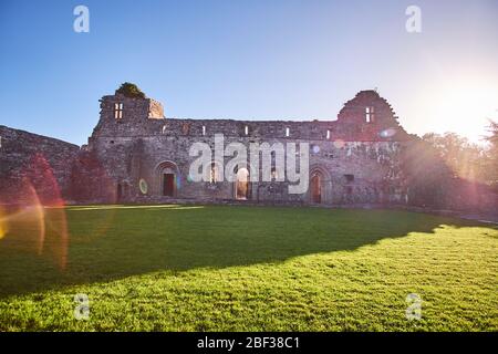 Die Cong Abbey ruing in Cong, County Mayo, Connemara, Republik Irland Stockfoto