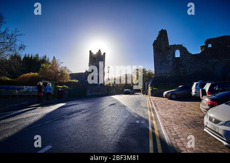 Die Cong Abbey Ruine in Cong, County Mayo, Connemara, Republik Irland Stockfoto