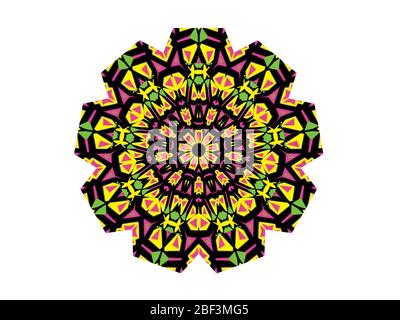 Muster Mandala Dekoration Ornament Abstraktes Design Stockfoto