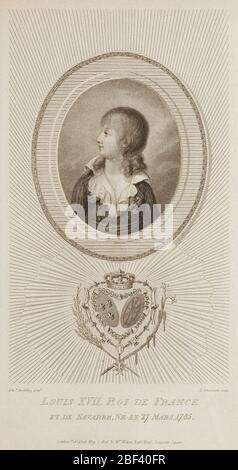 Louis XVII ROI de France. Stockfoto