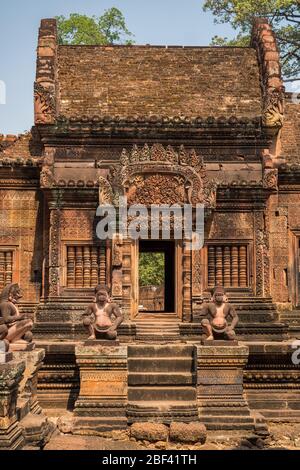 Bantay Srei, Angkor Park, Kambodscha Stockfoto
