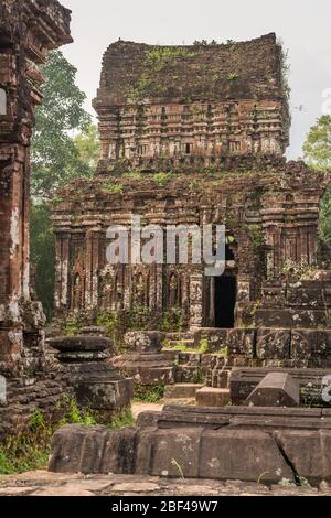 Champa Ruinen von My Son in der Nähe von Hoi an, Vietnam Stockfoto