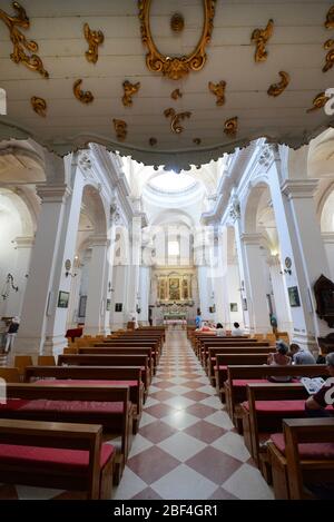 Die Kathedrale Von Dubrovnik. Stockfoto