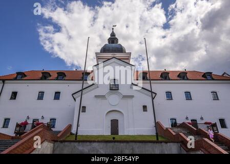 Außenansicht des Klosters Post-Camaldolese im Dorf Wigry im Landkreis Suwalki, in der Provinz Podlaskie Stockfoto