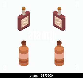 Sirup Symbol in Vektor auf weißem Hintergrund dargestellt Stock Vektor